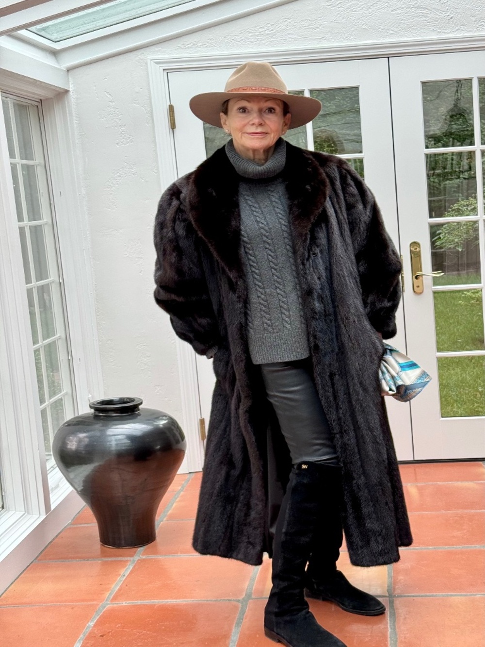 SAGA Mink Fur Coat